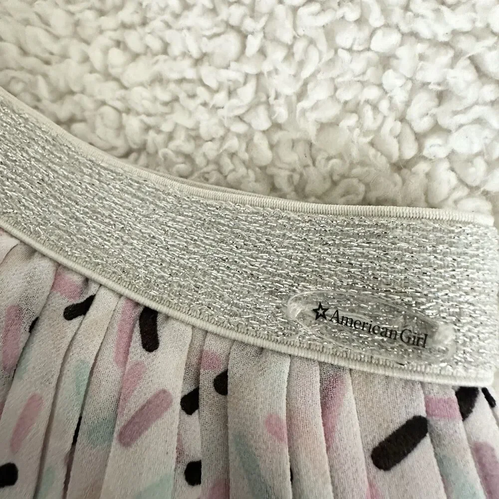 American Girl Sprinkles Skirt Size Small 7 8 Sweet Street Collection Child Skort